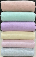 Viscose Rayon Chikan Sequins Embroidery Fabrics - Light Colors